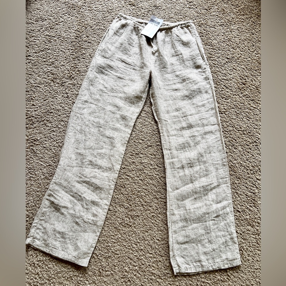 BNWT Brandy Melville Linen Pants S